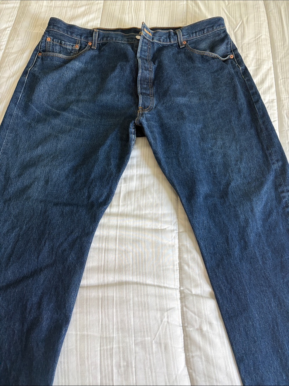 Levi's Men's Straight Dark Blue Denim Jeans